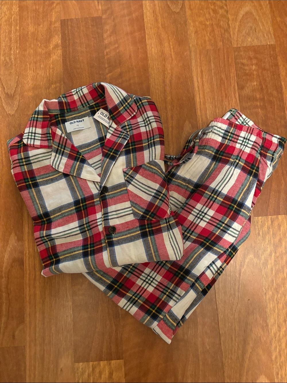 Women’s Plaid Pajamas Set Size XS